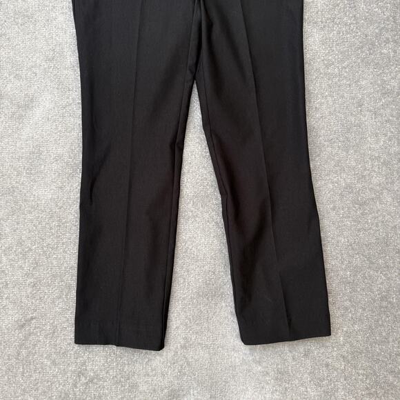 Chico's Pants Womens 0R Black Straight Leg Pull On Stretch Dress Career Work - Picture 3 of 11